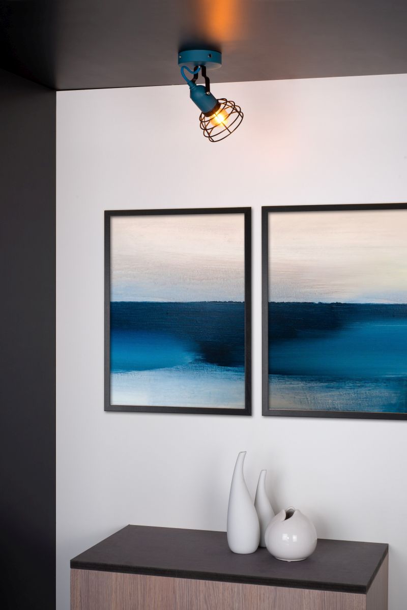 Lucide POLA - Stropné svietidlo pre deti - 1xE27 - Modré